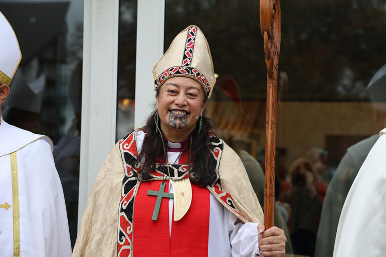 Rt Rev Susan Wallace Bishop of Te Hui Amorangi ki te Waipounamu.