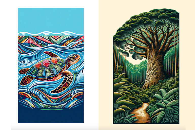Youth Coordinator for the Diocese of Nelson Rev Brad Wood has made a set of 80 South Pacific-inspired cards for ministry use.