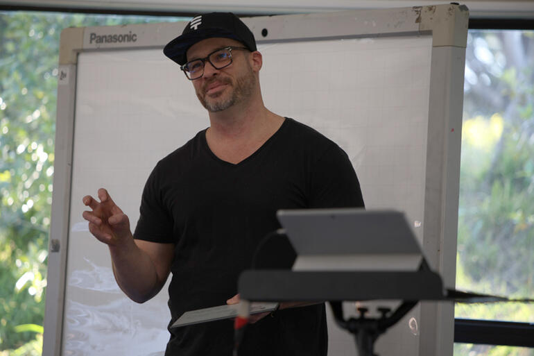 Adam Howard Brumby from Scripture Union NZ sets out the conditions for sustainable youth ministry in his Abbey workshop. Adam Howard Brumby from Scripture Union NZ sets out the conditions for sustainable youth ministry in his Abbey workshop.