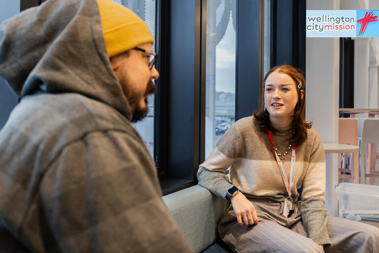 People in crisis have reported positively on care they received at Wellington City Mission's new cafe, Kua Mākona i Whakamaru.