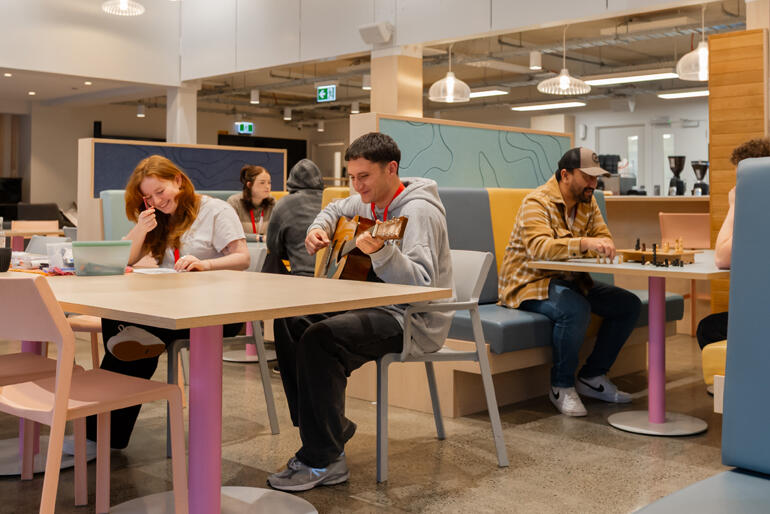 Within its first twelve months, Wellington City Mission's Whakamaru hub is well established as a welcoming space for anyone and everyone. Within its first twelve months, Wellington City Mission's Whakamaru hub is well established as a welcoming space for anyone and everyone.