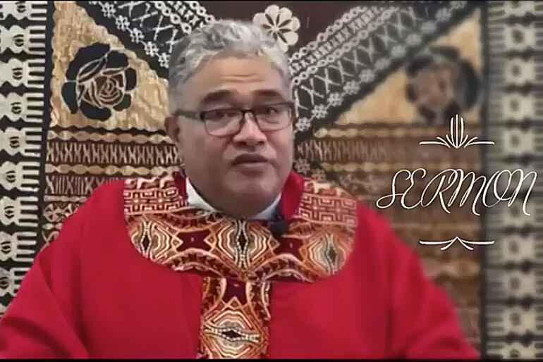 Rev Sione Uluilakepa preaches on the Spirit of Pentecost that leads God's people out to share with care and compassion. 