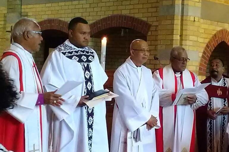 Holy Trinity Otahuhu, August 19, where Archbishop Winston priested Rev Tame Tu'ifua, and deaconed Daniel Houng-Lee.