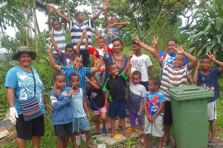 St Bartholomew's Caubati joined in prayer with neighbouring parishes and picked up plastics and bottles to mark the Season of Creation '23.