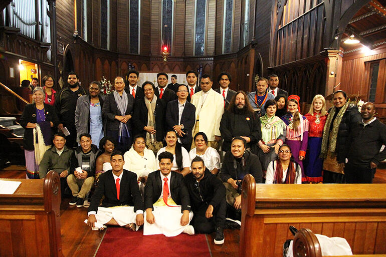 Group shot of the WCC Indigenous Global Ecumenical Gathering.