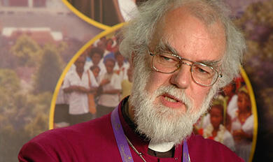 The Archbishop of Canterbury, Dr Rowan Williams.