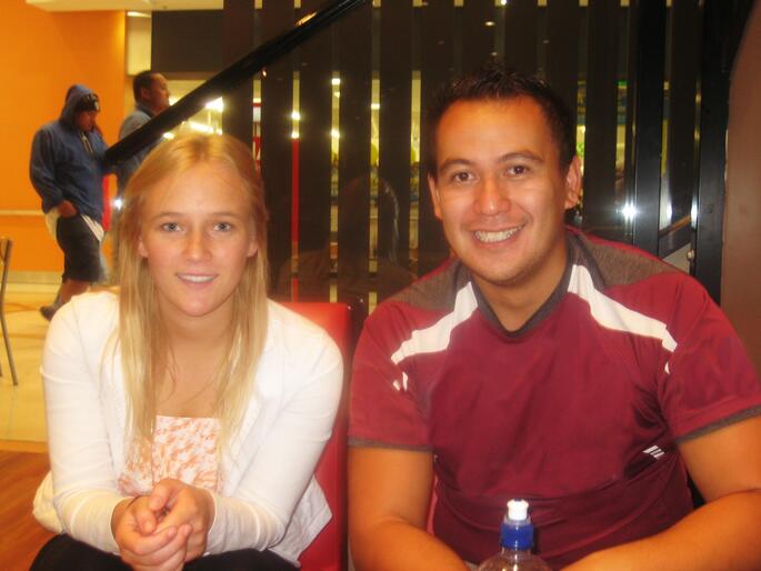 Jasmine Thornton and Adam Tamariki: bound for adventure in Cambodia and Vietnam.