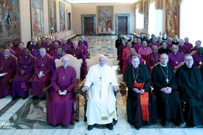 Anglican Primates meet with His Holiness Pope Francis at the Vatican in 2024. Anglican Primates meet with His Holiness Pope Francis at the Vatican in 2024.