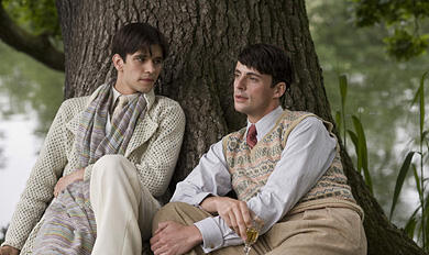 Scene from Brideshead Revisited. A clash of class and religion.